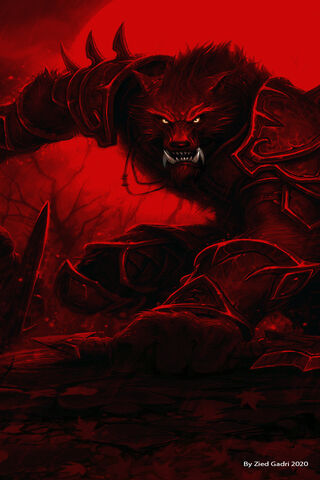 Fury of the Night: The Wolf Warrior Unleashed 🌕🐺