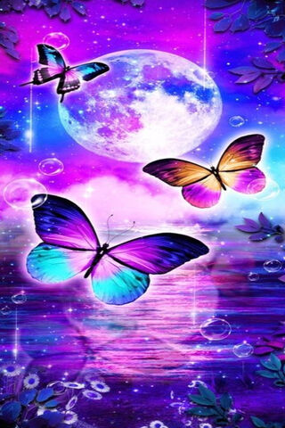 Mystical Dance of Moths and Butterflies 🌌🦋