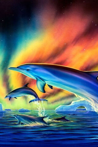 Dancing with the Aurora: The Sky Dolphin