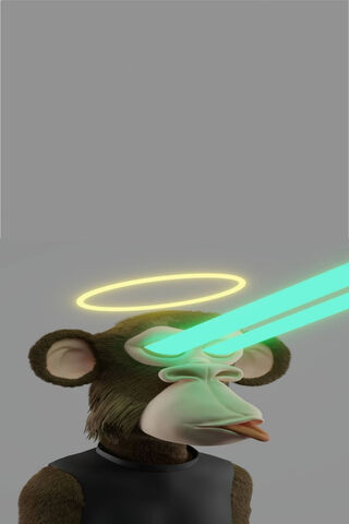 Lucky Monkey: The Laser Vision Guardian 🐒✨