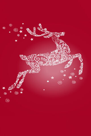 Whimsical Winter: The Dancing Reindeer 🎄✨