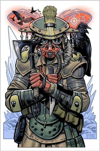 The Fearless Bloodhound: Guardian of the Wasteland 🐾