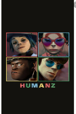 The Colorful Crew of Gorillaz: HUMANZ Vibes 🎨