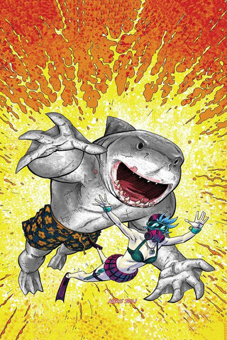 Underwater Antics: King Shark and Harley Quinn Unite! 🦈💥