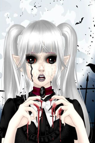 Kriemhild's Haunting Elegance 🖤👻