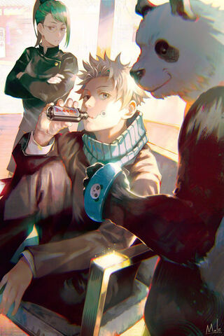 Chilling with the Panda: Maki Toge's Adventure