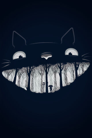 Whimsical Shadows of Totoro 🌳✨