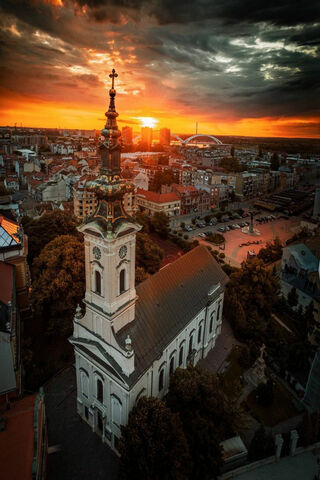 Sunset Serenity Over Novi Sad 🌅