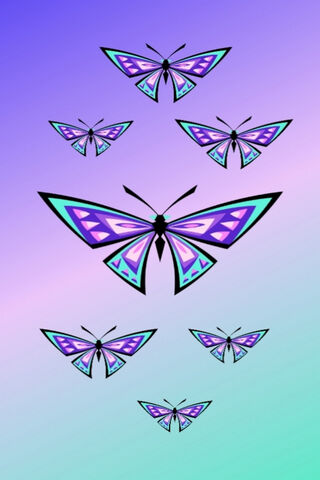 Pastel Butterflies