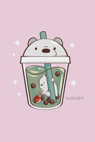 Polar Bear Bubble Tea Delight 🐻🧋