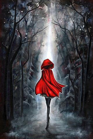 Mystical Journey of Red Riding Hood 🌲✨