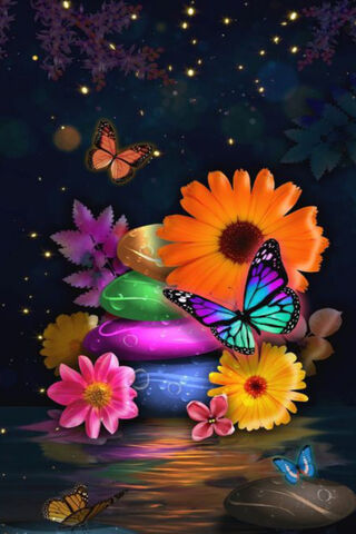 Whimsical Wings: A Dance of Colors