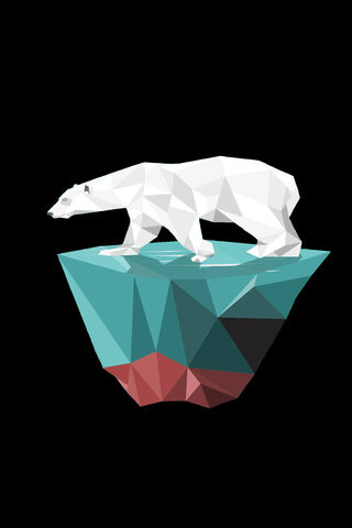 Low Poly Polar Bear