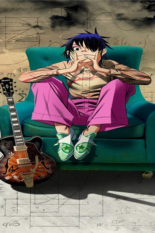 Noodle's Chill Vibes 🎸✨