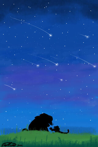 Stars of the Savanna: A Night of Wisdom 🌌🦁