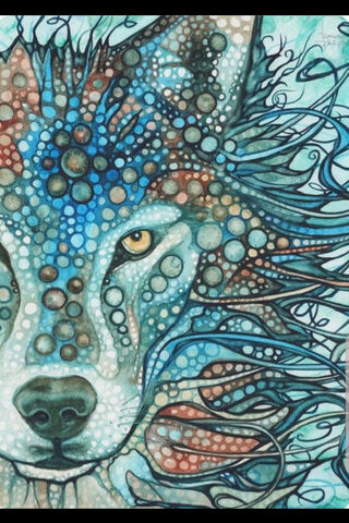 Mystical Waters: The Enigmatic Wolf