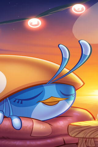 Chillin' with the Angry Birds 🌅