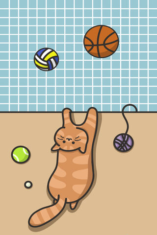 Playful Paws and Colorful Toys 🐾🎾