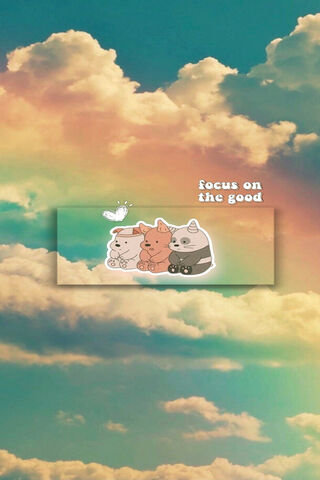 Adorable Bear Trio Spreading Positivity! 🐻✨