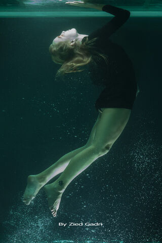 Submerged Serenity: A Dance Beneath the Surface