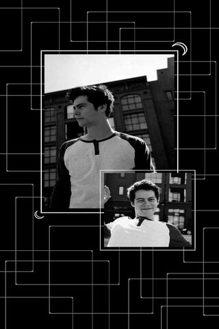 Charming Moments: Dylan O'Brien in Black and White