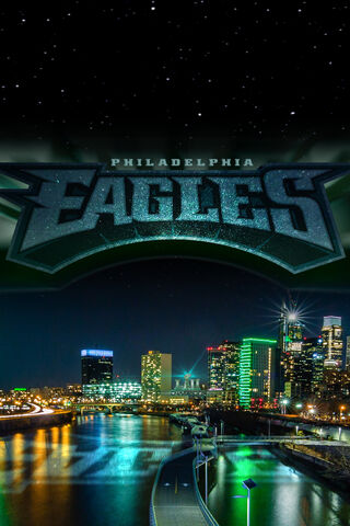 Night Lights of Philadelphia: Eagles Pride 🌟🏙️