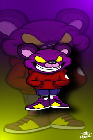 The Mischievous Vibe of Evil Gangsta Bear 🐻💥