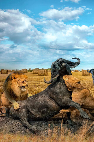 Survival Showdown: The Circle of Life 🌍🦁