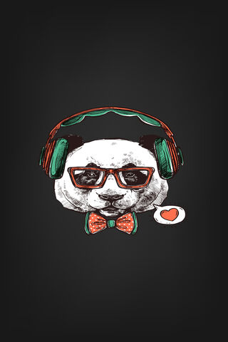 Hipster Panda