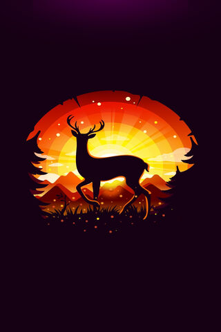 Majestic Dawn: The HD Deer