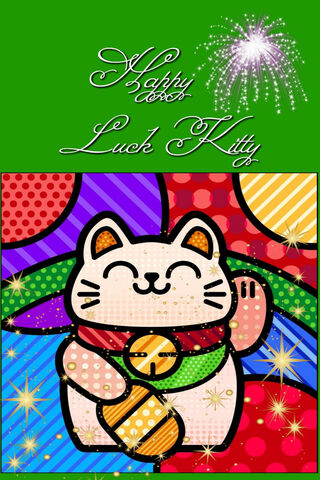 Lucky Charm: The Joyful Luck Cat! 🎉🐱