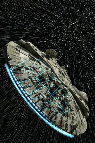 Journey Through the Stars: The Millennium Falcon 🚀✨