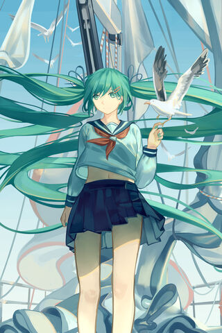 Miku's Seaside Adventure 🌊🐦