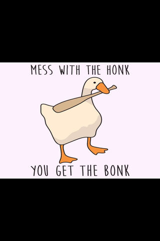 Honk and Bonk: The Goose's Warning! 🦢⚾️