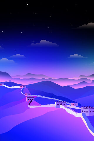 Twilight Serenity: The Purple Sunset