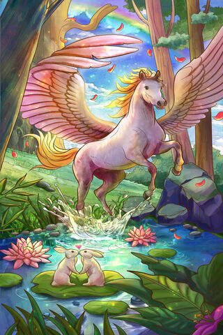 The Enchanted Flight of Pegasus 🦄✨
