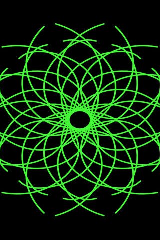 Radiant Geometry: The Dance of Lines