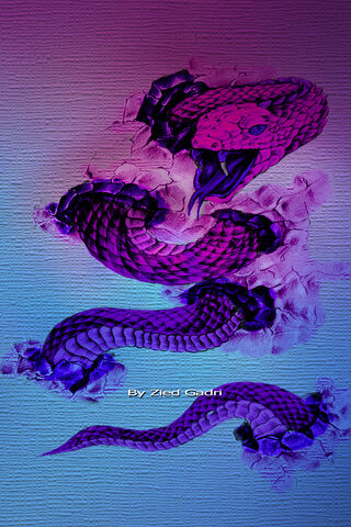 Vibrant Serpent: A Dance of Colors 🐍✨