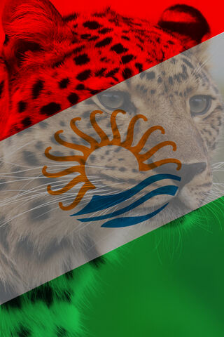 Talysh Flag Leopard