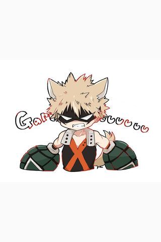 Fierce Furry Fury: Wolfy Bakugou Unleashed! 🐺💥