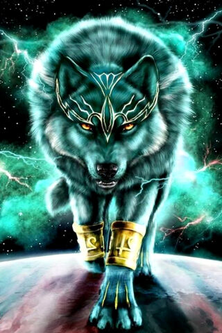 Celestial Guardian: The Cosmic Wolf 🌌🐺