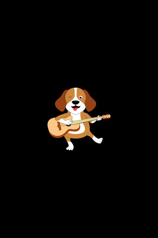 🎸 Rockin' Pup: The Coolest Canine!