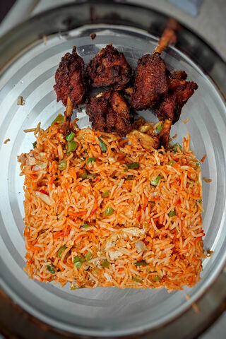 Savory Chicken Rice Delight 🍗🍚