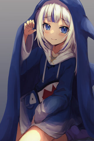 Gura's Playful Charm 🦈✨