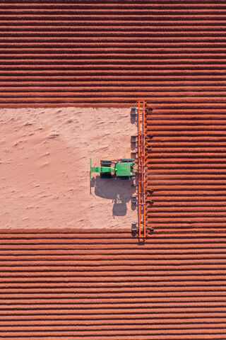 Cultivating the Future: A Tractor's Precision Work