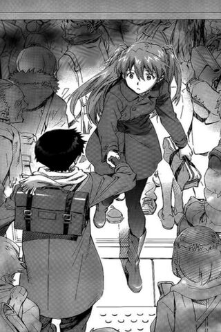 A Moment of Connection: Asuka and Shinji