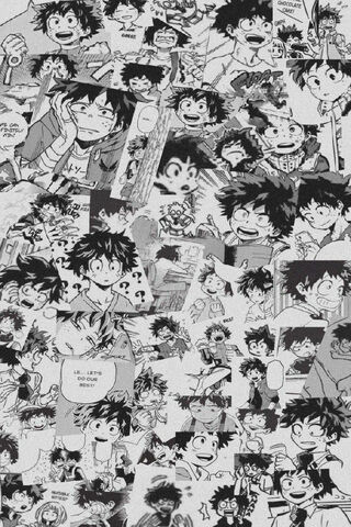 Deku's Dynamic Journey: A Manga Collage 📚✨