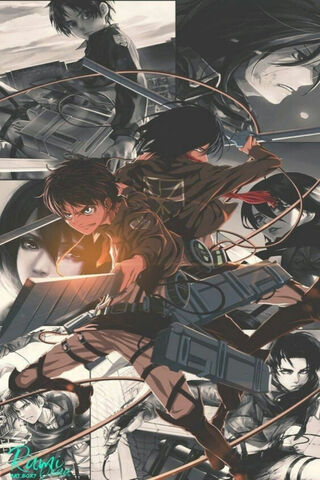 Heroes of Humanity: Eren and Mikasa Unite! ⚔️