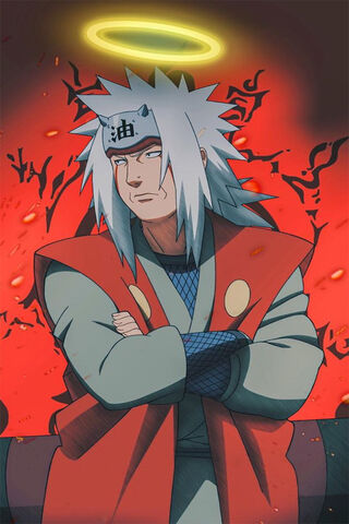 Jiraiya: The Legendary Sage with a Halo 🌟