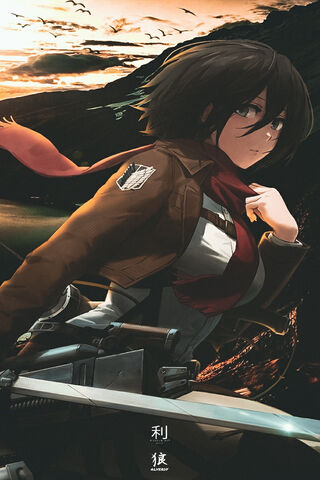 Mikasa Ackerman: The Fearless Protector 🗡️✨